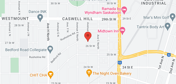 map of 501 M AVE N